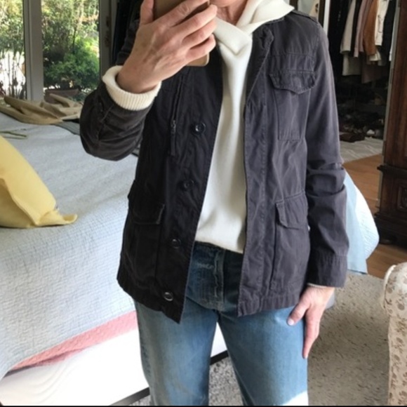 J. Crew Jackets & Blazers - J. Crew charcoal grey utility field jacket
